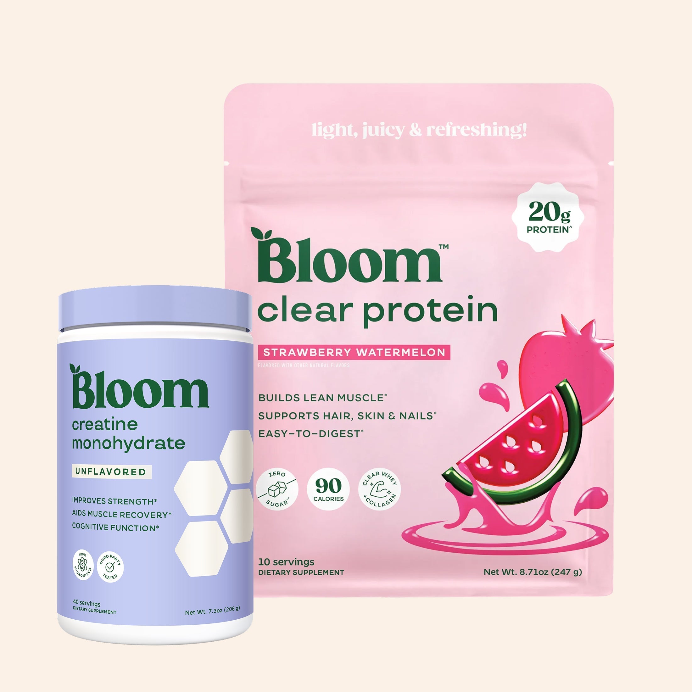 Brains & Gains Set - Easy Greens for Busy Mornings