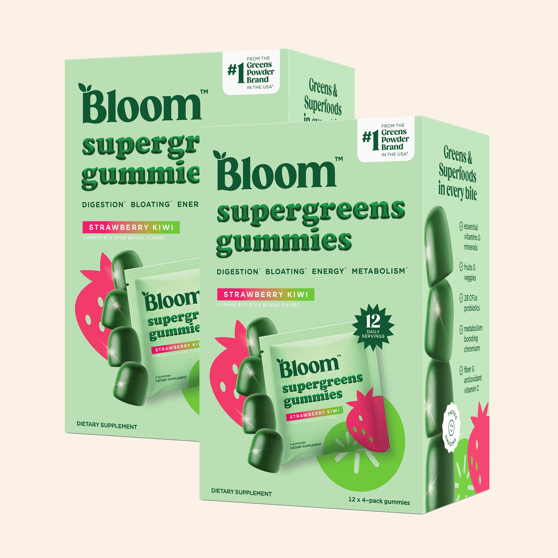 Supergreens Double Pack - Superfoods for Busy People